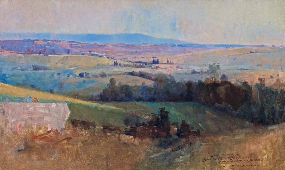 Studio per 'Ancora scivola il fiume, e scivolerà per sempre' 1887